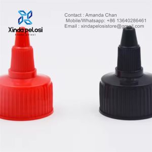 Buy cheap Custom Durable Screw Top Lids Plastic Twist Point Mouth Cap from wholesalers