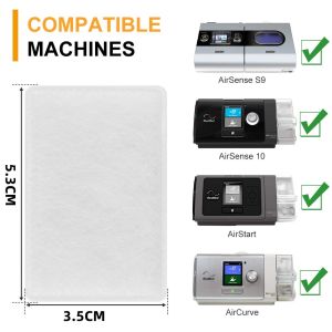 Buy cheap Disposable CPAP Filter with 5micron Porosity 1 Year Warranty and 53MM*35MM Size for ResMed Mini Ventilator from wholesalers