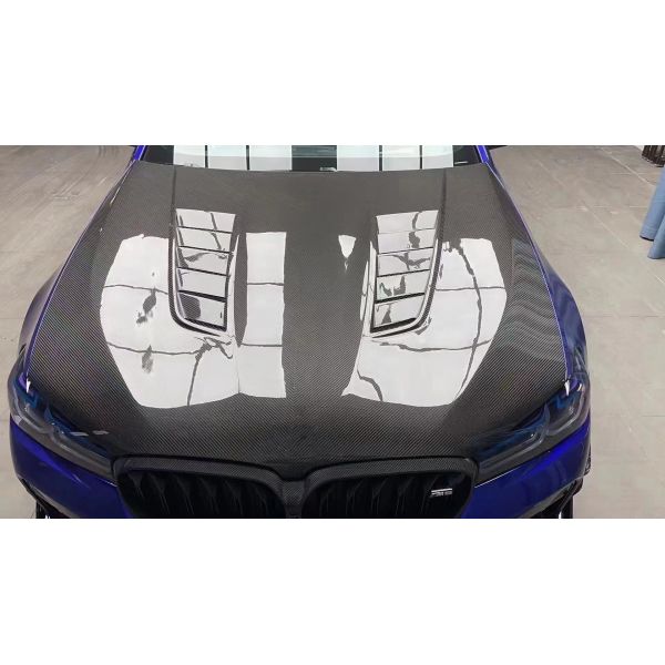 For BMW 5 Series G30 G38 F90 Carbon Fiber Machine Cover G30 G38 F90 Dry Carbon Fiber Engine Hatch Cover