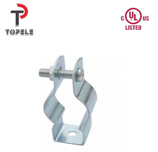 Buy cheap Metal Conduit Pipe Brackets Hanger Electrical Polished Suspend Steel from wholesalers