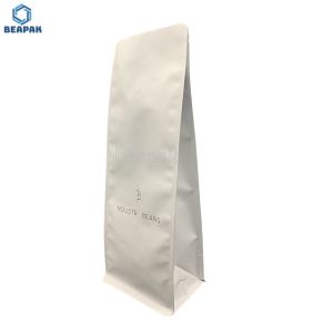 Buy cheap Custom Printed Coffee Plastic Reseal Flat Bottom Pouches product