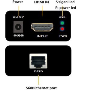 Buy cheap 60M 1080P@60Hz HDMI Extender over cat6 with POC Function from wholesalers
