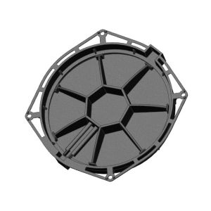 Buy cheap D400 Drainage Round Cast Iron Recessed Manhole Cover Municipal Construction from wholesalers