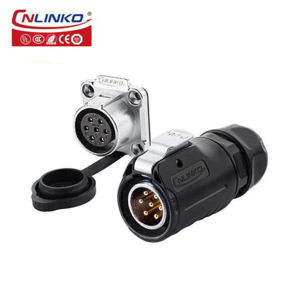 Quality CNLINKO Connector Manufacturer M20 Industry Waterproof IP68 Musical Instruments 7 Pin Signal Cable Connector for sale