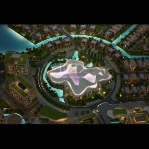 Buy cheap 1:550 Illuminated Masterplan Model ABS Acrylic Wood from wholesalers