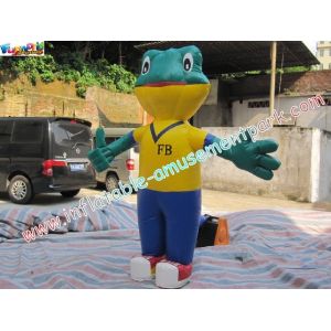 Buy cheap Durable Advertising Inflatables , 0.4mm PVC Tarpaulin Inflatable Frog from wholesalers