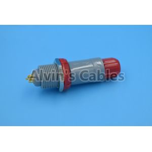 Buy cheap LEMO 2 Pin Connectors Pin Pin 1P PAA / PLA Plastic Plug In Pin Socket 40 Degree Dual Positioning from wholesalers