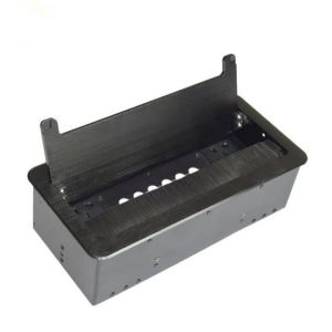 Tablettop Cable Cubby Box Socket Pull Cable Type Perforated Cable Box