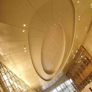 Customized Aluminum Metal Ceiling Curve Wave Suspended