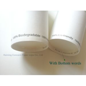 Buy cheap 100% Biodegradable PLA Paper Cups / Eco Friendly Disposable Drinking Cups from wholesalers
