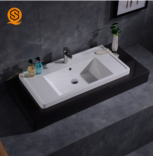 Quality Linear Design Solid Surface Wash Basin Under Counter Wash Basin for sale