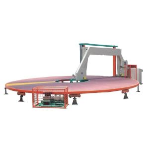 Buy cheap Horizontal Circular Foam Cutting Machine Digital Control from wholesalers