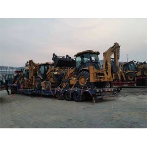 3000 times Load and Unload Mode Rotary Backhoe Loader HQM388H hydraulic wheel