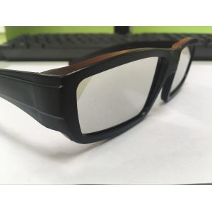 Black Silver Color Solar Viewing Glasses , Anti Scratch Sun Viewing Glasses