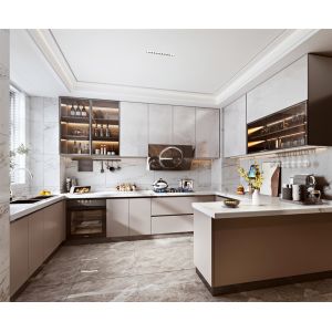 Buy cheap Custom Modern Kitchen Cabinet Modular Design for Residences from wholesalers