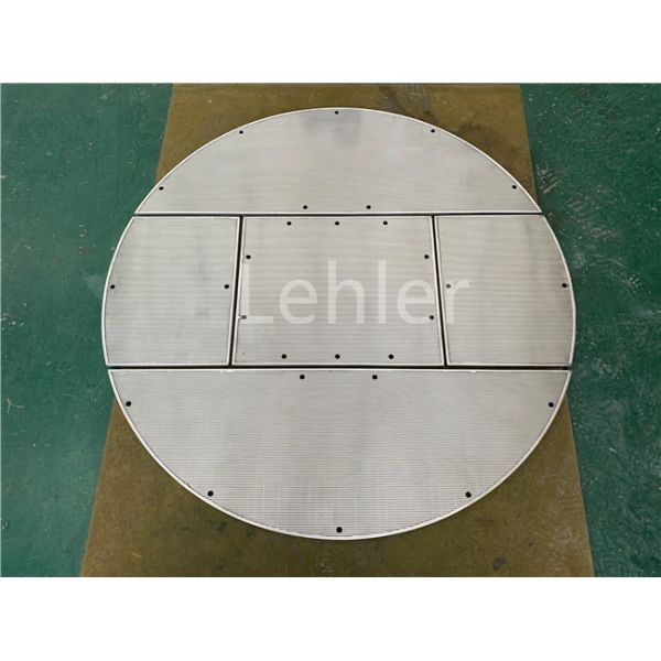 Buy cheap Stainless Steel SUS316L Wedge Wire Screen Catalyst Support grid 1800mm from wholesalers