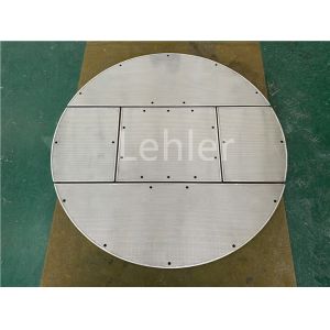 Buy cheap Stainless Steel SUS316L Wedge Wire Screen Catalyst Support grid 1800mm from wholesalers