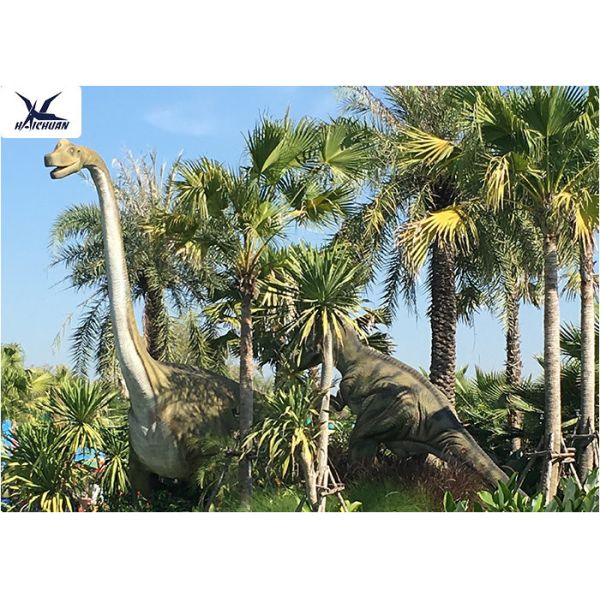 Theme Park Exhibition Large Resin Animal Models , Dinosaur Garden Art