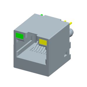 Buy cheap CAT6 Connector RJ45 Modular Jack Connector,with LEDs from wholesalers