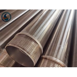 Buy cheap Ss316l Od140mm Johnson Wedge Wire Screens With Threaded Ends from wholesalers
