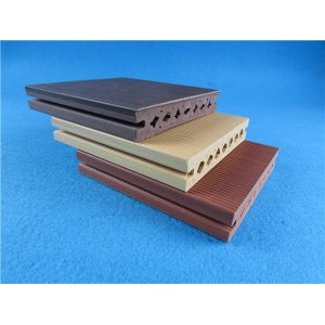 Hollow Friendly WPC Composite Decking Groove Environmentally WPC Decking