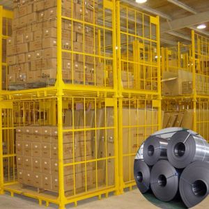 Buy cheap ISO Galvanised 100mm Feet 6.4mm Metal Folding Container from wholesalers