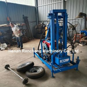 150m Deep Hydraulic Water Drilling Machine With 1500Kg Hosting Capacity