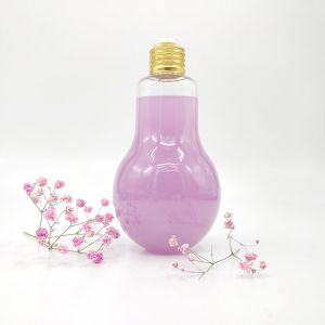 Buy cheap Robust Lamp Bulb Shaped Plastic Bottle Light Bulb Drinking Bottles Pet Juice Milk Bottle in Demand from wholesalers