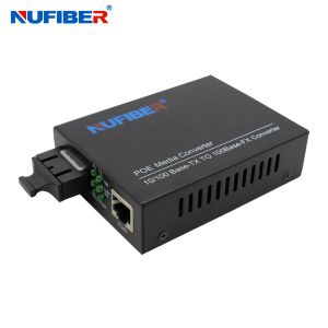 Buy cheap OEM POE Media Converter 10/100M POE RJ45 to Fiber Extender IEEE802.3af/at 25.5W Powered POE Converter from wholesalers