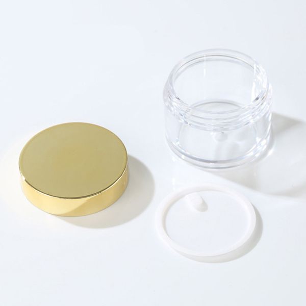 Buy cheap Customized Transparent Plastic Cosmetic Jars In Various Capacities For Beauty Products from wholesalers
