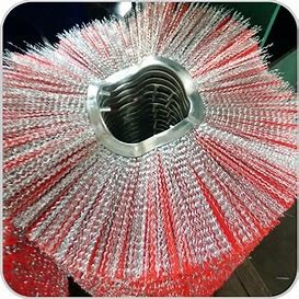Quality Galvanized Iron 550mm Microfiber Roller Street Sweeper Brush for sale