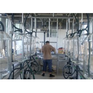 Buy cheap HL-G01 Automatic Herringbone Milking Parlor System with 28L Glass Milk Jar from wholesalers