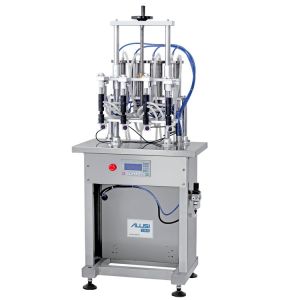 Buy cheap Ailusi 4 Heads Semi Automatic Vacuum Spray Perfume Filling Machine from wholesalers