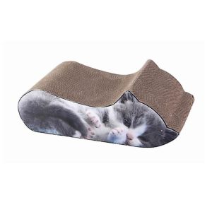 Curved Profile Corrugated Cardboard Cat Scratchers With Distinctive Smell