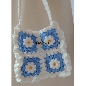China Beauty Knitted Hand Made Bag Daisy Bag Customized Designed on sale