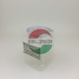 Small Clear Plastic Cylinder Box , 170ML Empty Plastic Jars