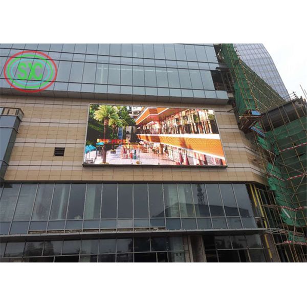 1R1G1B Full color 6mm Pitch Outdoor Led Advertising Screens panel 6500cd/m2