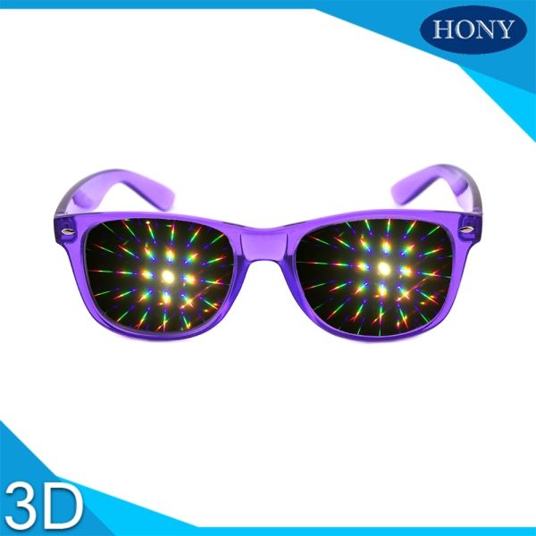 Quality Wayfare Rainbown 3d fireworks glasses for advertising for sale