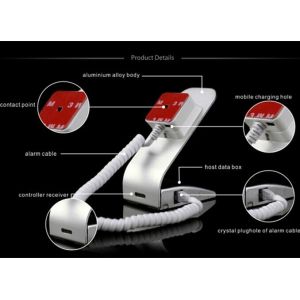 COMER countertop display counter holders alarm system hand phone display