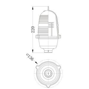 Buy cheap Faa L810 Low Intensity 3W 5000m Aircraft Obstacle Lights from wholesalers