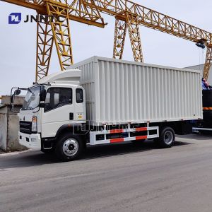 Buy cheap New Sinotruk Howo 4*2 6 Wheels 8ton Light Cargo Transportation Van Trucks from wholesalers