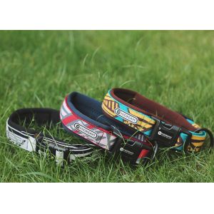 Buy cheap Personalized Elastic Padded Neoprene Dog Collar And Lead With Nameplate from wholesalers