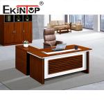 Buy cheap Wood Veneer Top Executive Desk And Chair Wood Office Desk Set With File Cabinet from wholesalers