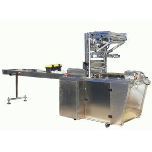 220V Wafer Packing Machine X-Fold Wrap Sealing Packaging Machine