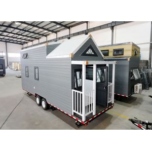 Buy cheap Modular Light Steel Structure Prefab Tiny House On Wheels With Trailer For Airbnb from wholesalers