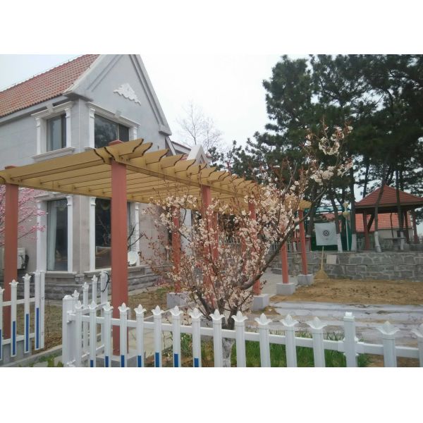 Buy cheap Weather Resist Recycle Composite Wood Pergola With Wood Plastic Materials from wholesalers