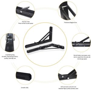 Buy cheap Collapsible Shelf Hinge Wall Mounted for Customer's Request Bench Table Space Saving from wholesalers