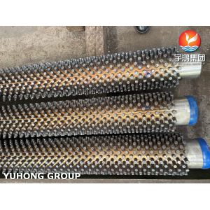 ASTM A213 T9 Alloy Steel Seamless Tube with SS409 Studs, Studded Tube(Pin Tube)
