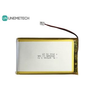 Buy cheap 3.7V 3000mAh Rechargeable Li-ion Battery 605080 with PCB and Wire Connector for Electronics from wholesalers