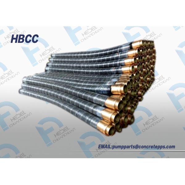 Quality concrete pump rubber end hose concrete/ cement discharging rubber hose for sale